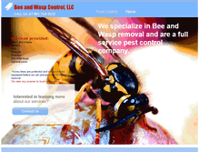 Tablet Screenshot of beeandwaspcontrolutah.com
